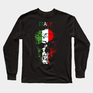 Italy Skull Long Sleeve T-Shirt